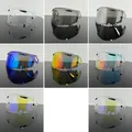 Visiera del casco per Arai RX-7X RX7X CORSAIR-X RX-7V RX7V GX NEO XD VAS-V VECTOR-X Vector X Defiant-X Quantum-X Lente del casco