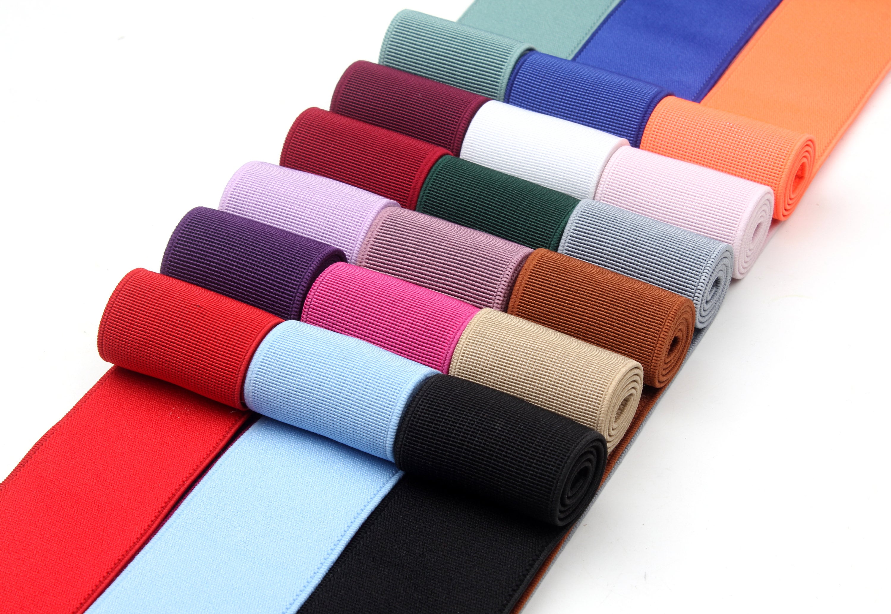 Fascia elastica sul bordo della cucitura-cintura elastica-elastica larga 1,5 pollici-cintura elastica-accessori di abbigliamento-elastico a misura-D-0