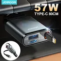 Joyroom Caricabatteria da auto ultra-sottile da 57 W USB C ricarica rapida per iPhone 16 15 14 13 12