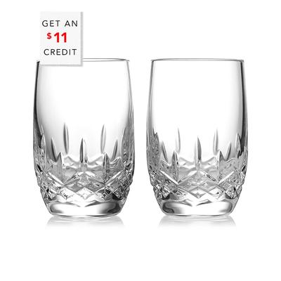Waterford Set Of 2 Lismore Essence Shot Glasses With $11 Credit