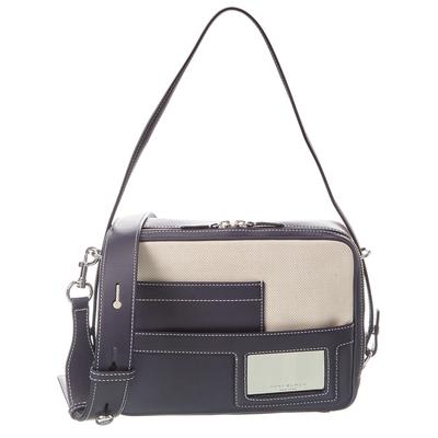 Tory Burch Canvas & Leather Camera Bag