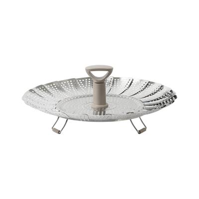Martha Stewart Richburn Stainless Steel Telescopic Folding Steamer Insert With Handle