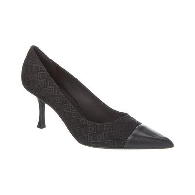 Salvatore Ferragamo Marty Jacquard & Leather Pump