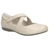 Riemchenballerina JOSEF SEIBEL "Fiona 72", Damen, Gr. 38, beige (creme), Leder, elegant, Schuhe, Spangenschuh, Halbschuh, Festtagsschuh mit Klettverschluss