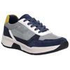 Sneaker JOSEF SEIBEL "Mitchell 10", Herren, Gr. 45, bunt (blau, multi), Leder, Textil, modisch, Schuhe, Schnürschuh, Komfortschuh in sehr weiter Form