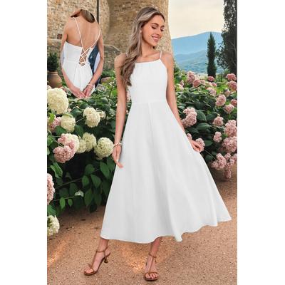 Boardwalk Date White Maxi Dress