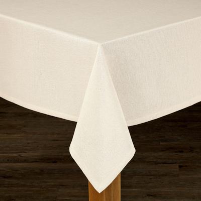 Wide Width DANUBE TABLECLOTHS by LINTEX LINENS in Tan (Size 60
