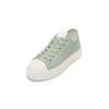 Sneaker MARC O'POLO "aus hochwertigem Veloursleder", Damen, Gr. 38, grün (dusty mint), Obermaterial: 94% Leder, 6% Baumwolle, unifarben, Schuhe
