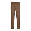 Stoffhose BRÜHL "Gustav", Herren, Gr. 50, EURO-Größen, beige (sand), 3% Elasthan, 97% Baumwolle, unifarben, casual, lang, Hosen, aus Popeline-Stretch