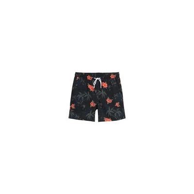 TOM TAILOR DENIM Herren Badeshorts mit Print, schwarz, Geblümt, Gr. M Image