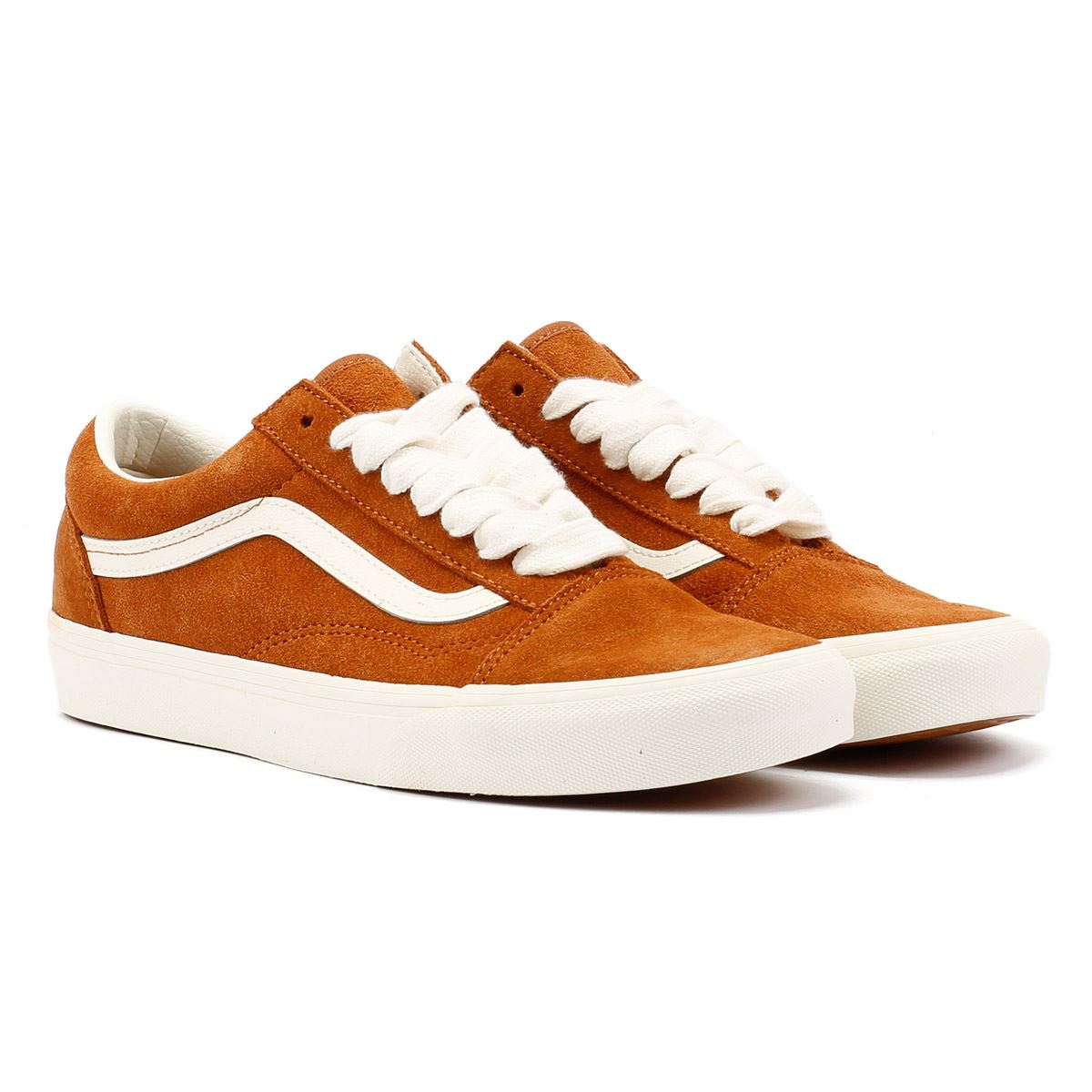Vans Unisex Old Skool Large Lace Glazed Ginger Trainers - Brown - Size UK 9 | Vans Sale | Discount Designer Brands