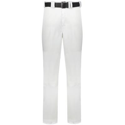 Russell Athletic R13DBM Solid Change Up Baseball Pant in White size Small | Polyester