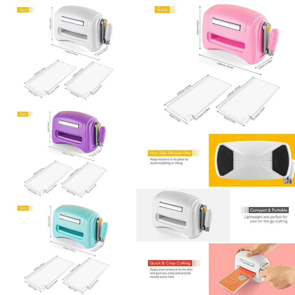 Stanzen Präge Maschine Scrapbooking Cutter Gestanzte Papier Cutter Stirbt Papier Karte Schneiden Präge Maschine DIY Handwerk Werkzeug Image