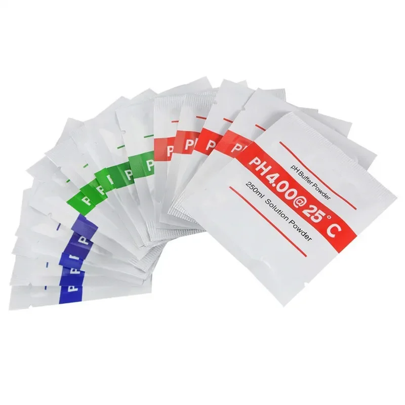 3/15/30 Stück/Set 4,01 6,86 9,18 pH-Meter-Kalibrierpunkt pH-Pufferpulver Messkalibrierlösung für pH-Testgeräte Image