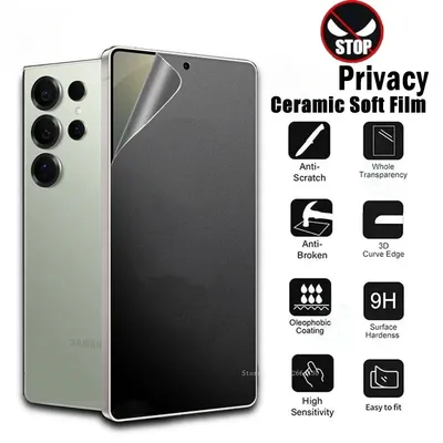 3Pcs Privatsphäre Hydrogel Weiche Film Für Samsung Galaxy S25 Ultra S24 S23 S22 S21 S20 Screen Protector Für Samsung Hinweis 20 10 9 8 S10