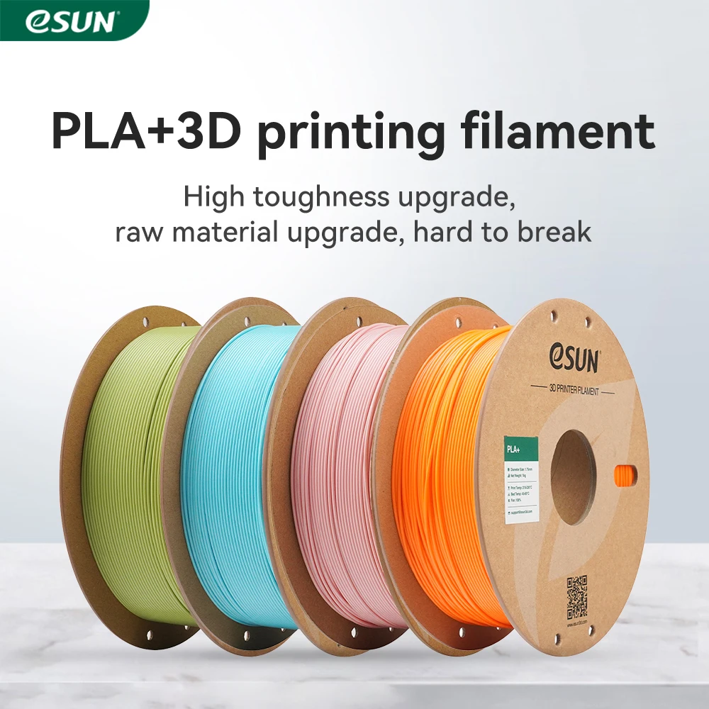 eSUN 3D-Filament PLA+ für Bambu Lab Raise3D 1,75 mm 1 kg PLA Plus 3D-Drucker-Filamente, verbessertes Farb-PLA+ 3D-Druckmaterial Image