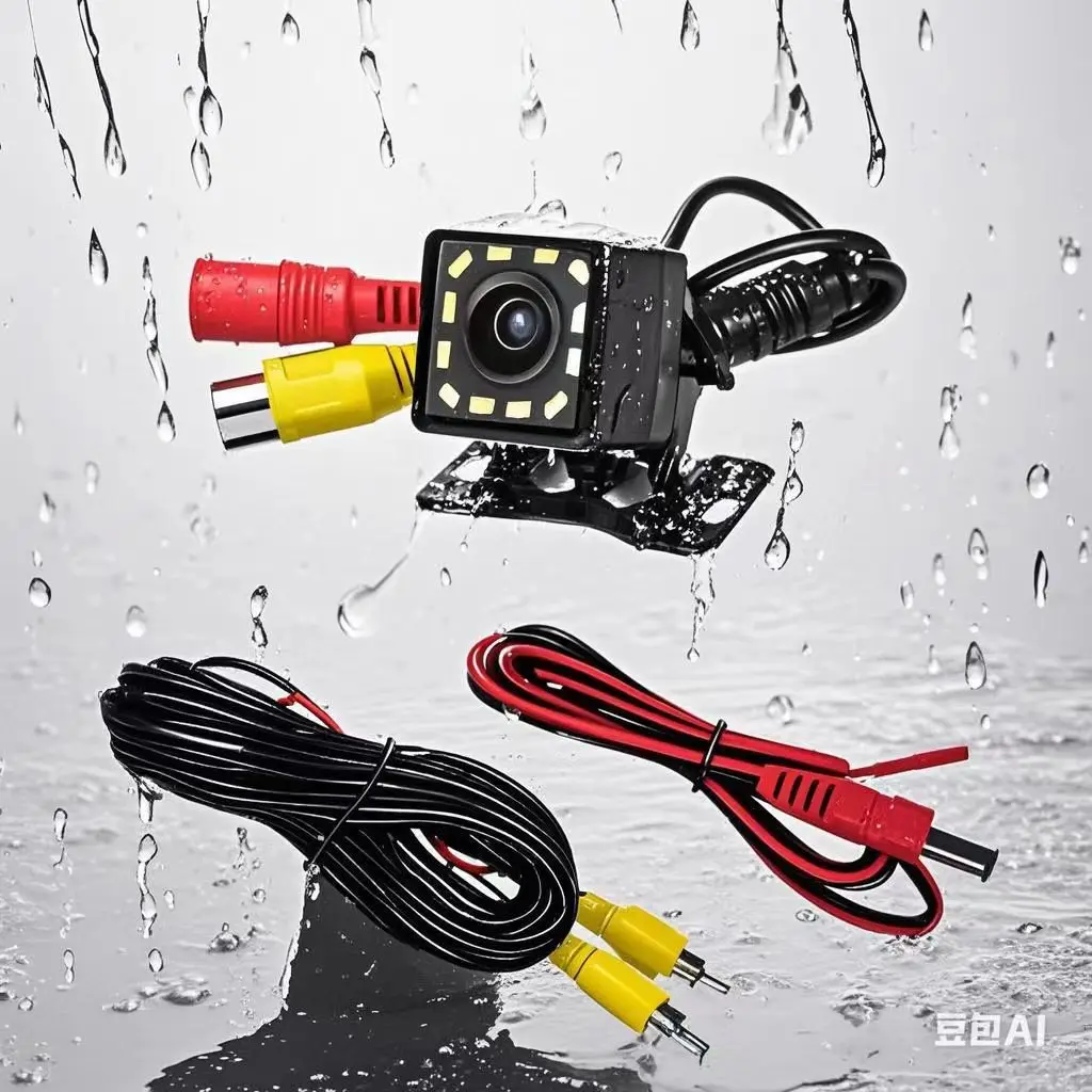 Backup Heißer Verkauf Weitwinkel Auto Rückansicht Kamera 4/8/12 LED Nachtsicht Rückfahr Auto Parkplatz Monitor CCD Wasserdichte HD Video Image