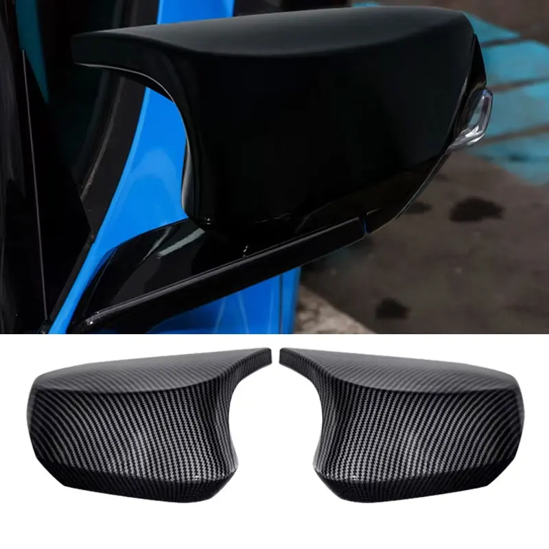 Für Chevrolet Corvette C8 2020-2024 Auto Flügel Seite Rückspiegel Abdeckung Spiegel Kappe Externe 2 Stücke Auto Zubehör Image