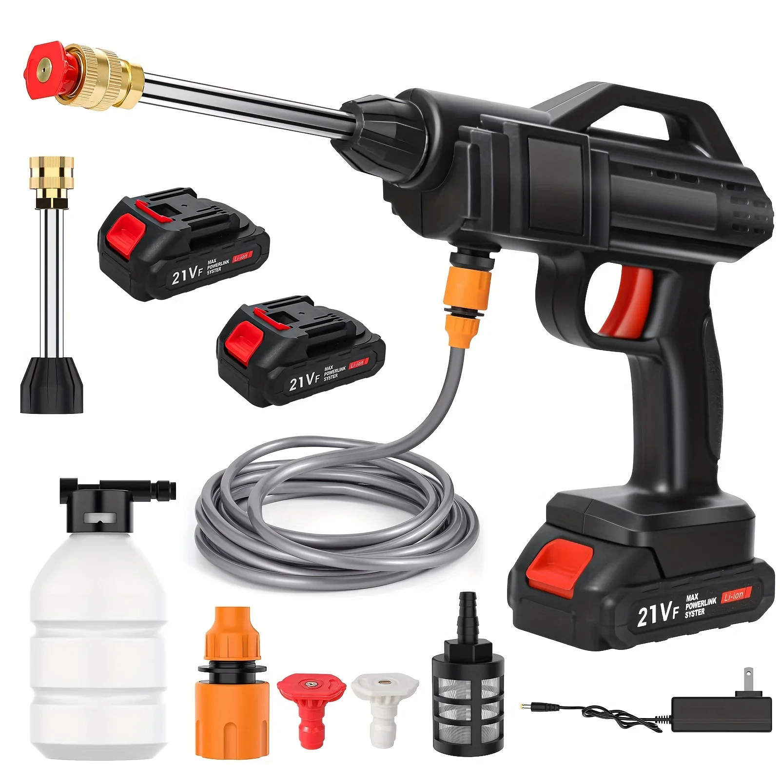 600w 30bar kabellose Hochdruck reiniger Waschmaschine Gartens prüh wasser pistole Waschwasser reinigungs maschine für Makita 18V Batterie