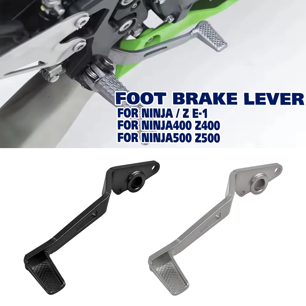 Für kawasaki Ninja 400 18-23 Z400 2019-2023 Ninja500 Z500 Z500 SE 24-25 Ninja/Z e-1 24 Hinten Fußrasten Fuß Bremspedal Hebel Image