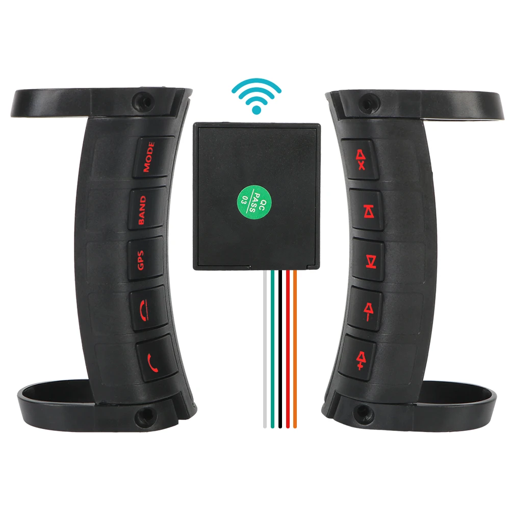 Bluetooth-kompatibel für Autoradio DVD GPS Android Player LED Hintergrund beleuchtung drahtlose Steuert asten Universal 10 Tasten Multifunktion