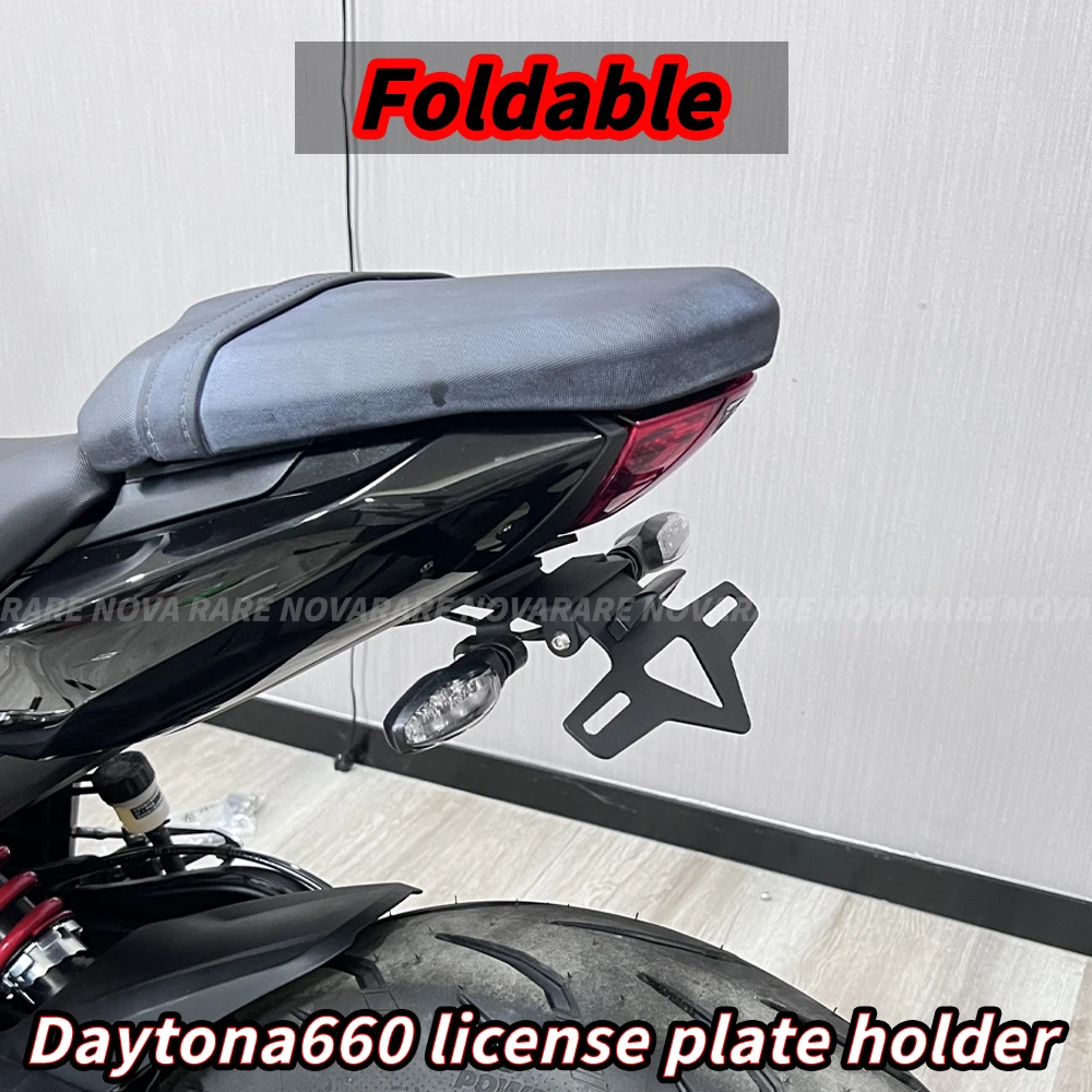 Für Triumph Daytona 660 2024 Motorrad-Kennzeichenhalter Fender Eliminator Daytona 660 kurzer Schwanz Image