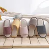Leinen lässig Plattform Hausschuhe Frauen Haus elegante Designer Schuhe Damen Wohnungen Home Mode beliebte Schuhe Paar große Größe