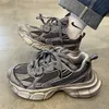 Tenis de mujer Casual Schuhe Silber Paar Papa Schuhe 2025, Neue frauen Schuhe Mesh Turnschuhe Damen Flache Sport Anti-slip