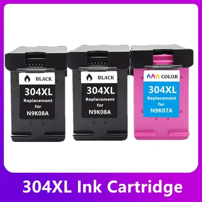 Compatible 304XL Replacement For HP304 Ink Cartridge For HP 304 XL Deskjet 2620 All-in 3700 3720