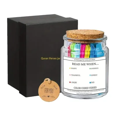 Quran Verse Jar Spiritual Comfort Verses Prayer Bottle Creative Every Emotional Scripture Jars For Christmas Easter Baptism