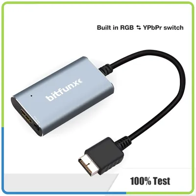 HDMI-Compatible Cable for Playstation 2 Console PS2 to HD Adapter with True RGB Signal Output HD