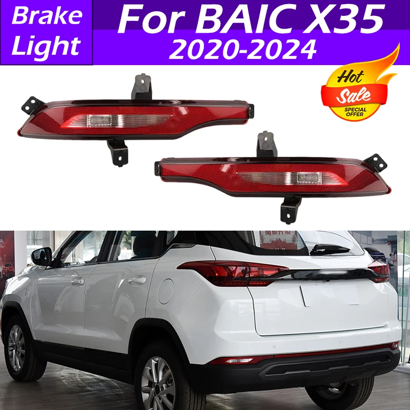 Per BAIC X35 2020 2021 2022 2023 Auto Posteriore Della Lampada Della Nebbia Paraurti Posteriore Riflettore di Luce di Arresto di Avvertimento Luce di Freno Della Lampada Della Nebbia lampada diurna
