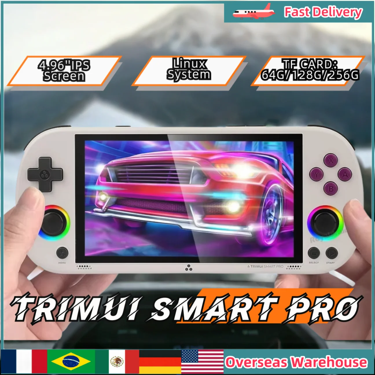 Trimui Smart Pro Console de jeu portable 4.96 