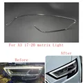 Per Audi A3 S3 2017-2020 auto Matrix faro DRL luce di marcia diurna piastra di guida striscia tubo