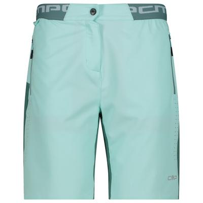 CMP - Women's Free Bike Stretch Bermuda + Mesh Underwear - Radhose Gr 46 blau/türkis Image