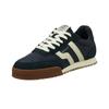 Sneaker GANT "Baylle", Herren, Gr. 42, blau (marine, weiß), Veloursleder, Nylon, kontrastfarbene Details, sportlich, Schuhe, Casual Sneaker, Schnürschuh mit Kontrastbesatz