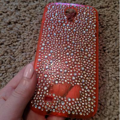 Pink Victoria's Secret Accessories | Victoria's Secret Pink Phone Case Galaxy S7 | Color: Pink/Silver | Size: Os