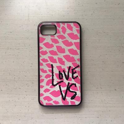 Victoria's Secret Accessories | Victoria’s Secret Iphone 4/4s Plastic Case | Color: Black/Pink | Size: Iphone 4/4s