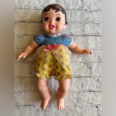 Disney Toys | Vintage Princess Baby Doll Tolls Totes Limited 13” Tall With Molded Hair | Color: Blue/Cream | Size: 13”Ht