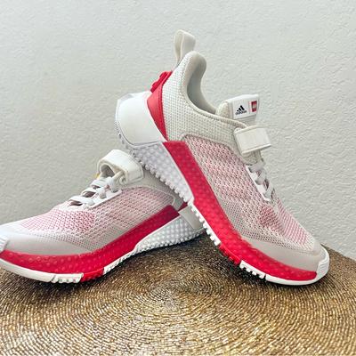 Adidas Shoes | Adidas Sport Pro J Lego Athletic Running Casual Sneakers Size 2.5 | Color: Red/White | Size: 4