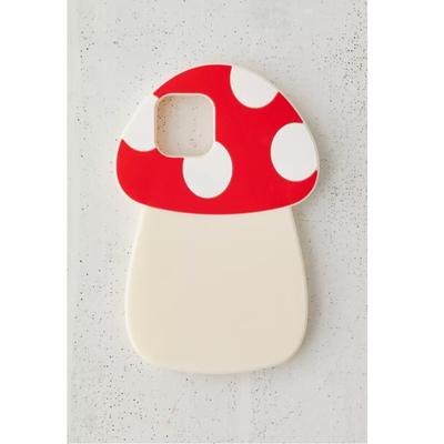 Urban Outfitters Cell Phones & Accessories | Urban Outfitters 3d Novelty Mushroom Iphone 12/12 Pro Case | Color: Cream/Red | Size: Os