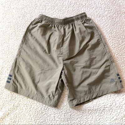 Adidas Swim | Y2k Adidas Men’s Small Swim Bathing-Suit Gray Green Drawstring | Color: Gray/Green | Size: S