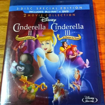 Disney Media | Walt Disney's Cinderella Ii & Iii Special Edition On Blu-Ray Only | Color: Yellow | Size: Os