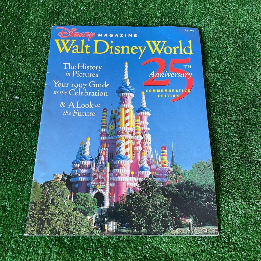 Disney Art | Vintage Walt Disney World 25th Anniversary Commemorative Magazine Edition 1997 | Color: Blue/Red | Size: Os