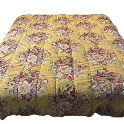 Ralph Lauren Bedding | Vintage Ralph Lauren Full Queen Comforter Sophie Brooke Pink Rose Yellow See Pic | Color: Yellow | Size: Queen