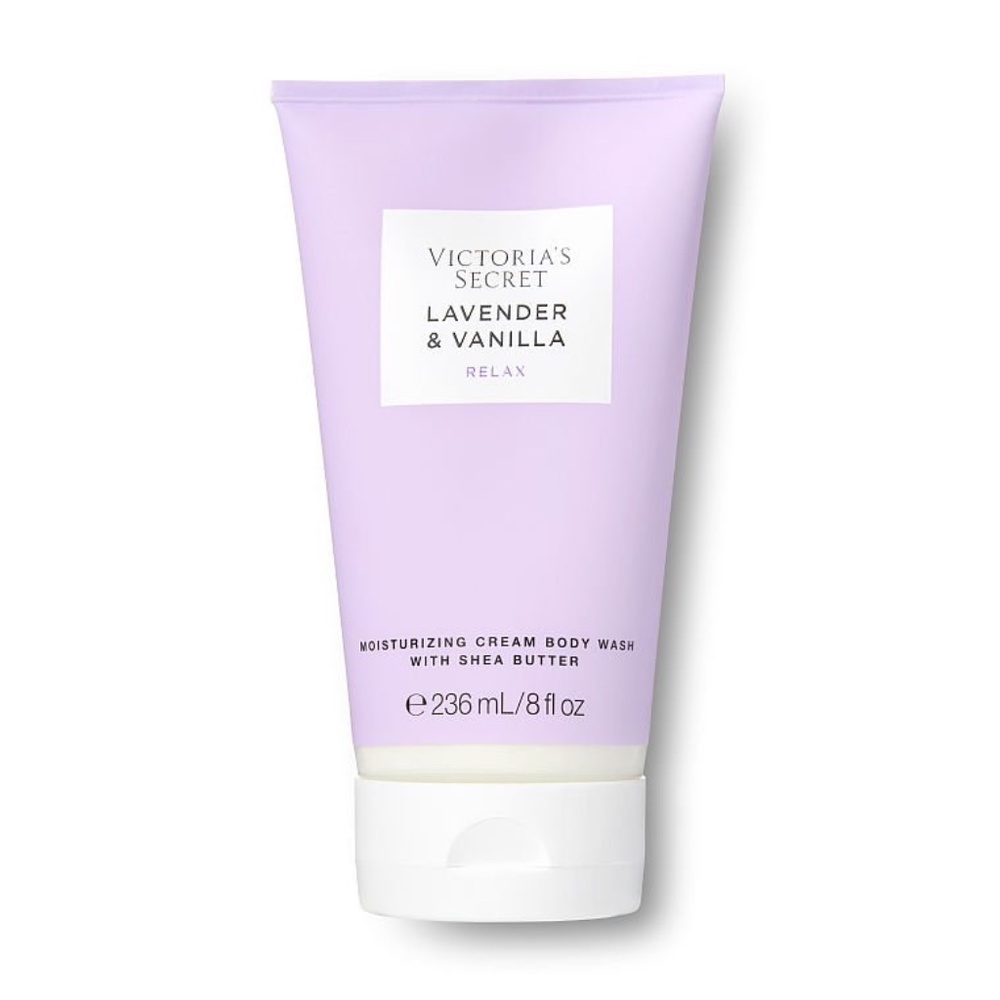 Victoria's Secret Bath & Body | Victoria's Secret Natural Beauty Moisturizing Cream Body Wash Lavender & Vanilla | Color: Purple | Size: Os