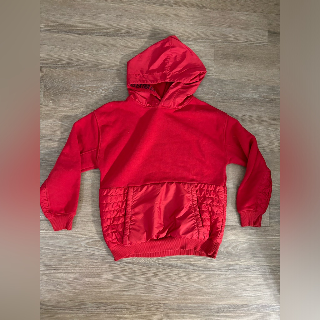 Zara Shirts & Tops | Zara Kids Hoodie Size 13-14 Kids | Color: Red | Size: 12/13