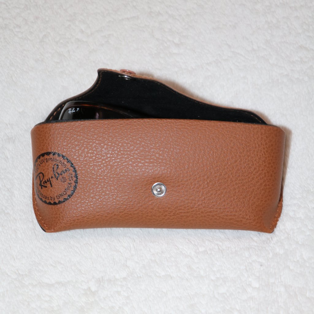 Ray-Ban Accessories | Unisex Ray-Ban Sunglasses + Ray-Ban Sunglass Case- Brown Tortoise Shell Sunglass | Color: Brown/Tan | Size: Os