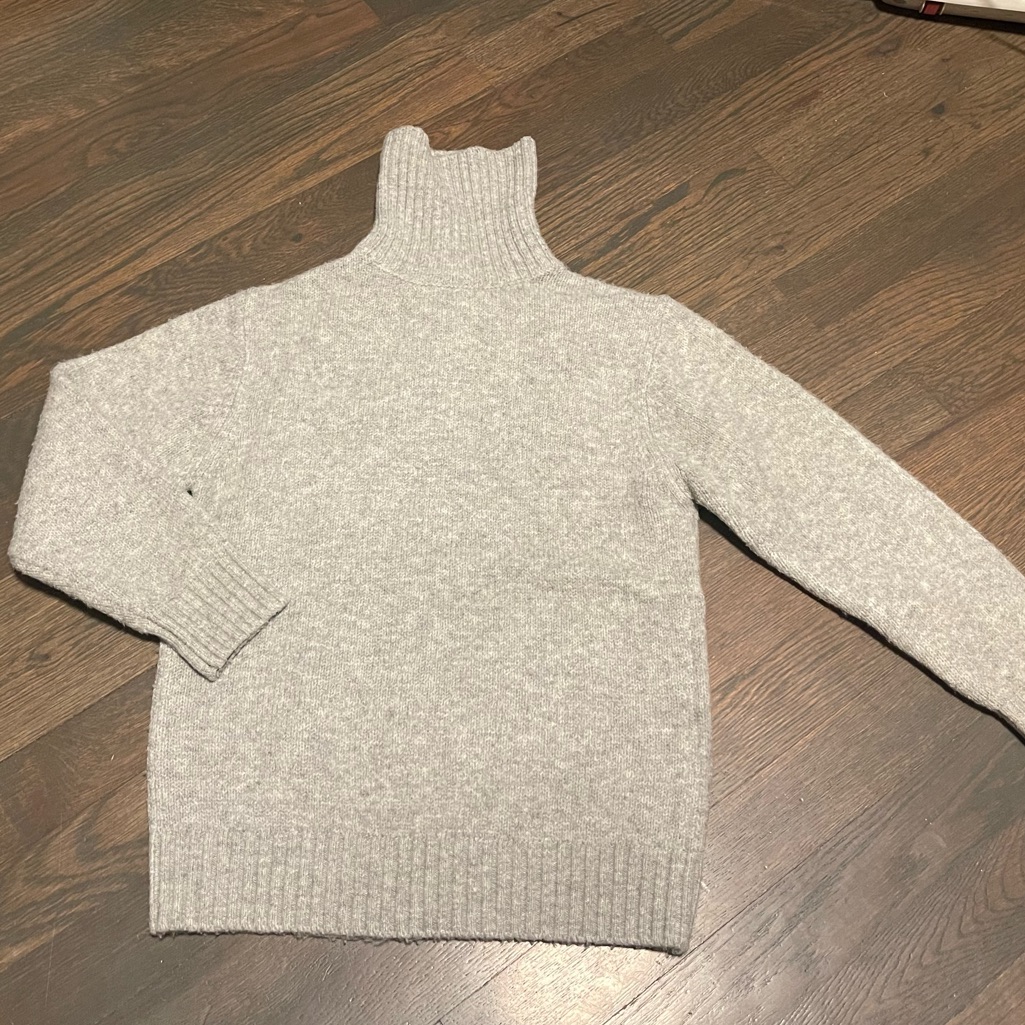 Zara Shirts & Tops | Zara Kid Turtle Neck Sweater In Good Condition | Color: Gray | Size: 7g