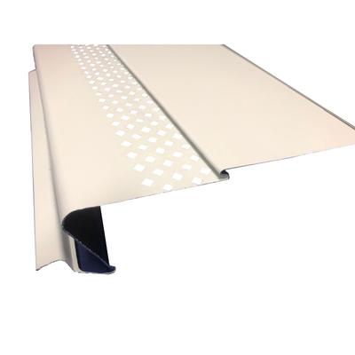 US Aluminum Gutter Shelter High Flow Panel - Case of 25 - 100 Linear Feet - White
